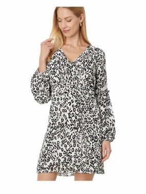 Lilly Pulitzer Cleme Silk Dress in Coconut Let’s Pawty EUC